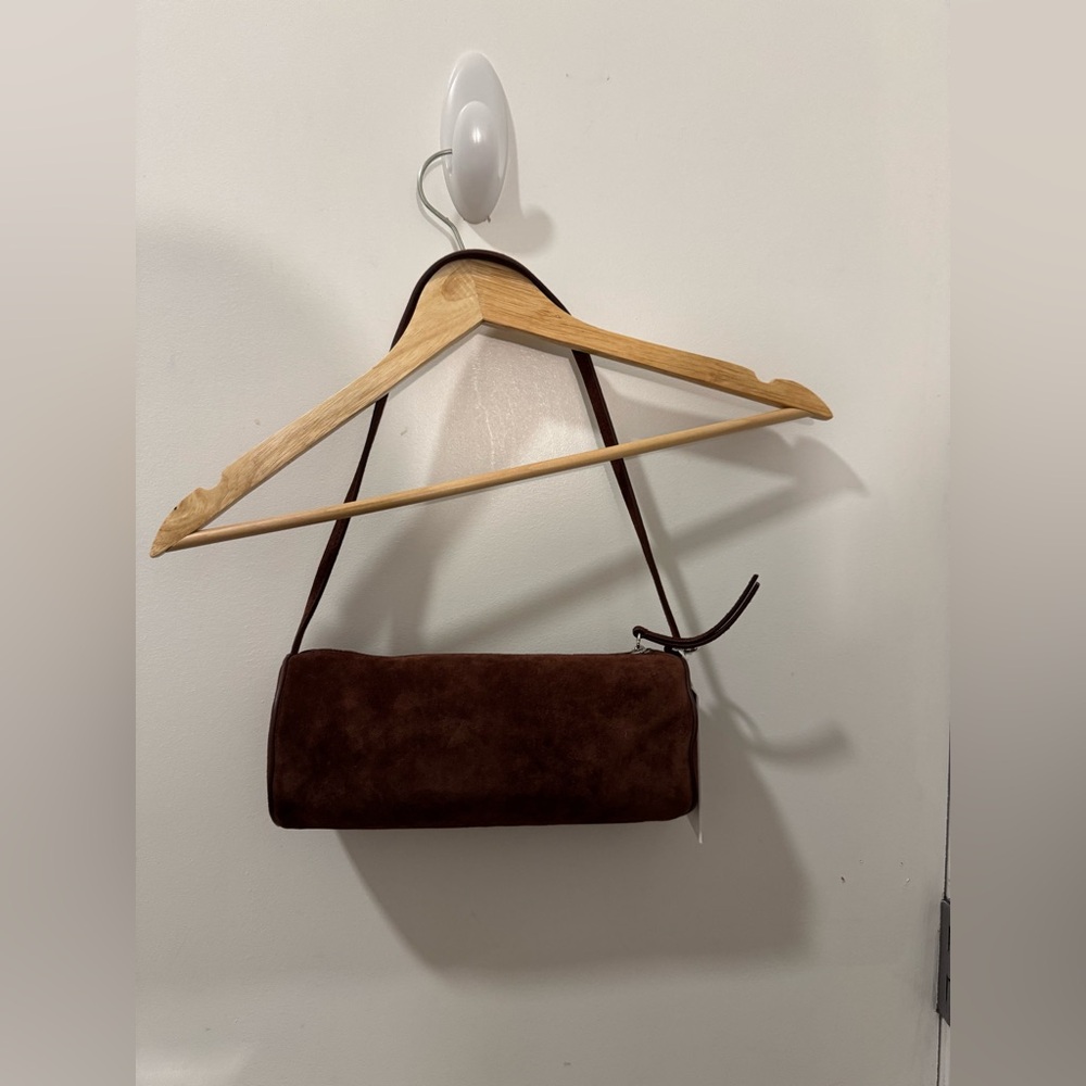 NWT reformation Simona suede purse - espresso suede - Picture 8 of 8